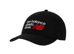 New Balance 6 Panel Athletics Structured Hat Black