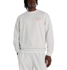 New Balance Classic Tri-Logo French Terry Crew Ash Heather Multi