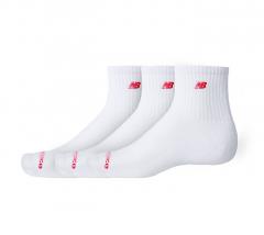 New Balance Patch Logo Ankle Socks 3-Pack White