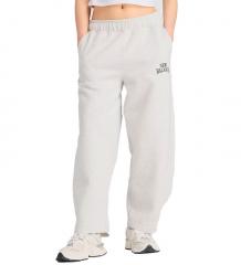 New Balance Womens Trackside Fleece Barrel Pant Ash Heather