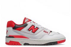 New Balance 550 White / Team Red