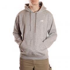 New Balance Small Logo French Terry Hoodie Athletic Grey