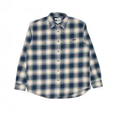Nudie Jeans Julian Worker Shirt Checked Blue