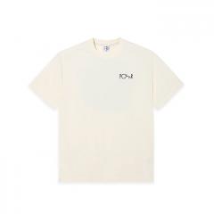 Polar Skate Co. Contrast Fill Logo T-Shirt Ivory / Black