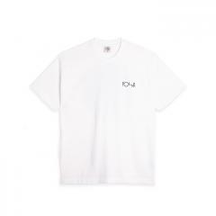 Polar Skate Co. Fill Logo Klez Crossing T-Shirt White