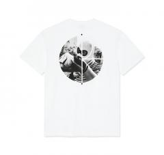 Polar Skate Co. Fill Logo T-Shirt - Klez White