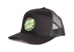 Santa Cruz Vivid Slick Dot Meshback Cap Black