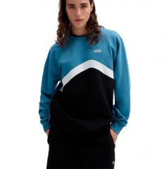 Vans Sidestripe Blocks Crew Sweatshirt Black / Bluestone