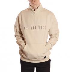 Vans Stenson Quarter Zip Sweatshirt Oatmeal