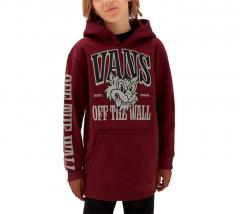 Vans Youth Mascot Pullover Hoodie Oxblood Red
