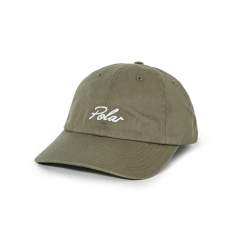 Polar Skate Co. Sai Cap Varsity Logo Khaki
