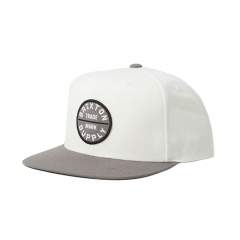 Brixton Oath III Snapback Charcoal / Off White